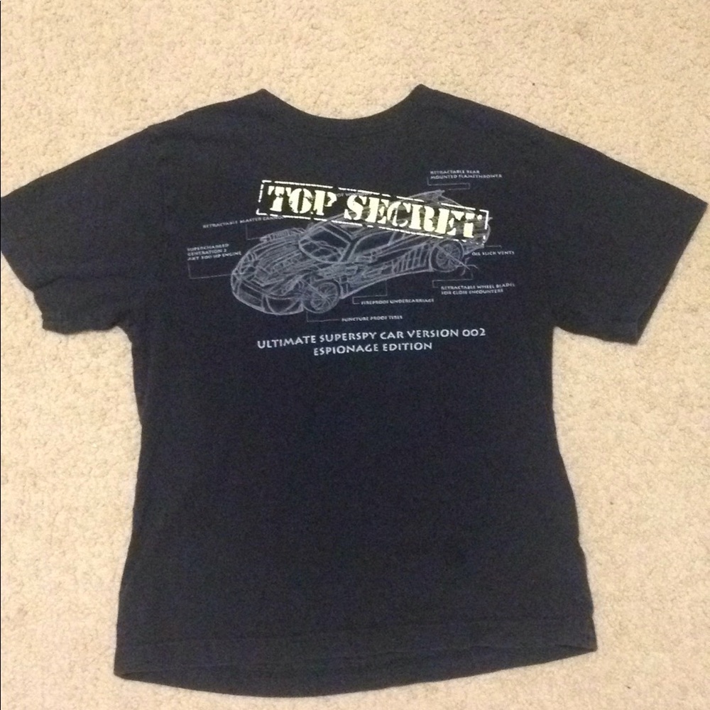Gymboree size 12 Bond car tshirt